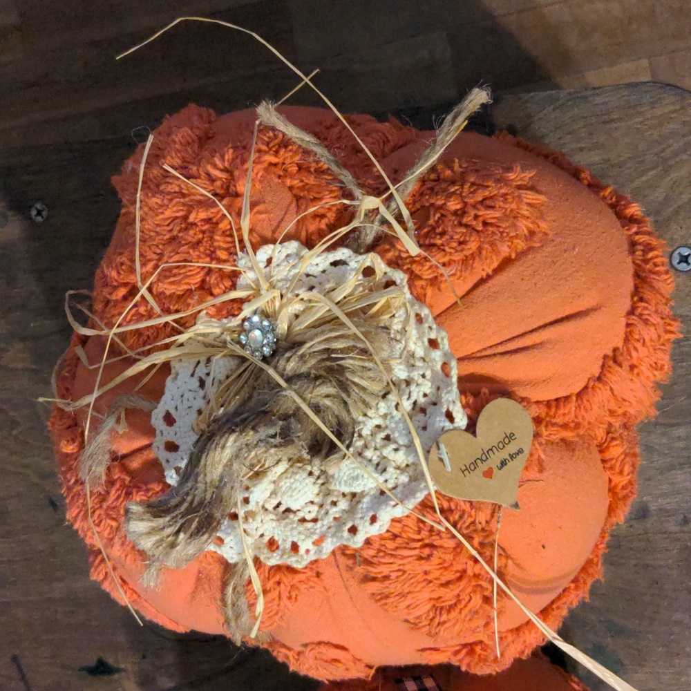 Fabric Handmade Pumpkins - Picture 3 of 3